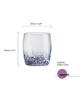 Anton Studio Designs Speckle Double Old Fashioned Tumblers, Set of 4