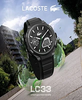 Lacoste Men's LC33 Silicone Strap Watch 45mm