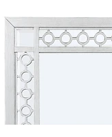 Streamdale Furniture Varian Mirror, Mirrored & Antique Platinum