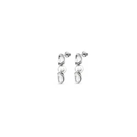 UNOde50 Metal Alloy Oval Link Earrings