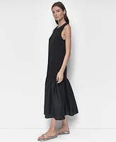 Dkny Women's Mixed-Media Midi Dress