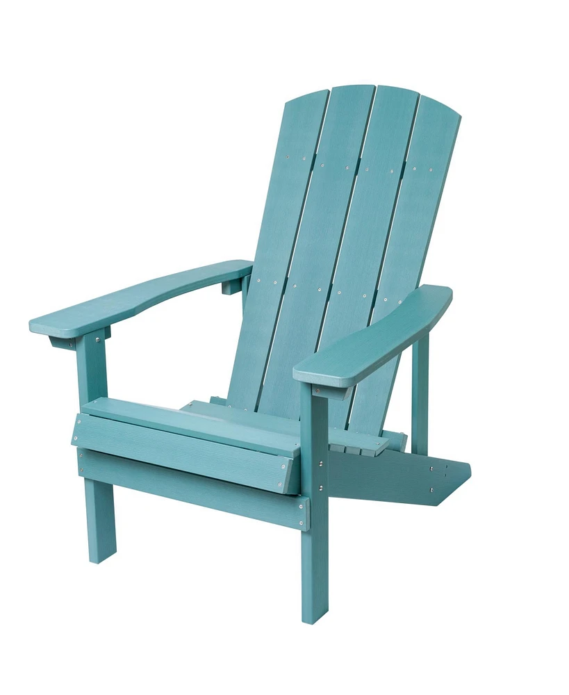 Streamdale Furniture All-Weather Outdoor Lounge Adirondack Ps Chair for Patio, Garden, Pool
