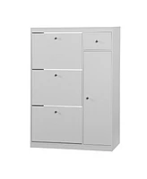 Streamdale Furniture Modern and Compact Shoe Cabinet Sleek Design, Ample Storage, Adjustable Shelves