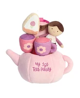 ebba Small My Lil Tea Party Baby Talk Engaging Baby Plush Toy Purple 9"