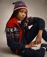 Polo Ralph Lauren Big Girls Fair Isle Teddy Fleece Sweatshirt