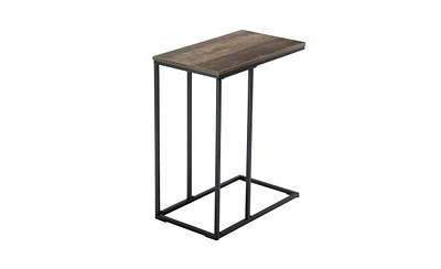 Slickblue C-Type Single Layer Rectangle Side Table for Versatile Living Room and Bedroom Use