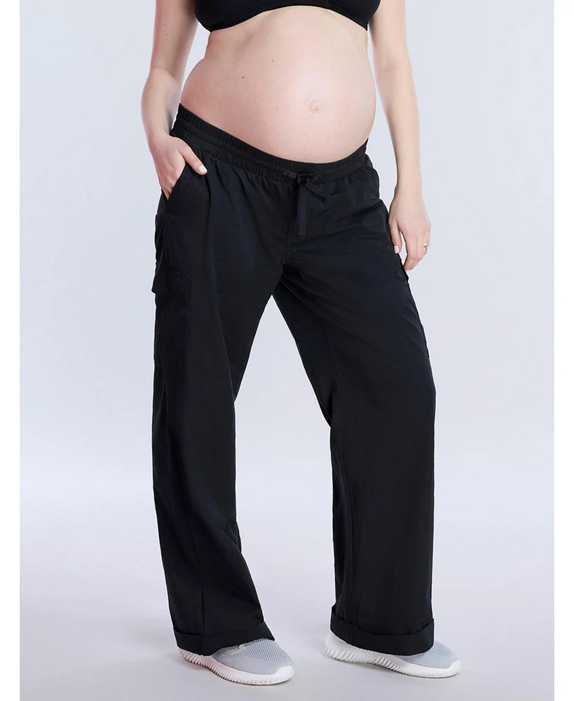 Motherhood Maternity Under the Belly Utility Cargo Relaxed Fit Pant