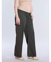 Women's Under the Belly Utility Cargo Relaxed-Fit Pant - Motherhood Maternity