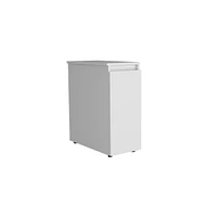Depot E-shop Nova Bathroom Storage Cabinet, One Drawer, Liftable Top, White
