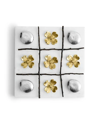 Michael Aram Dogwood Tic Tac Toe, 9" x 9"