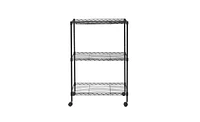 Slickblue All-Purpose 3-Tier Utility Cart Versatile Shelving for Home, Office, and Storage Solutions