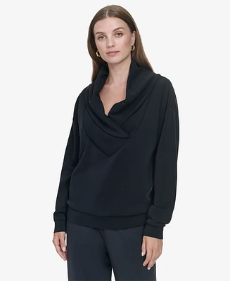 Halston Women's Shawl-Collar Sweater