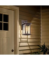 Flynama 1-Light Oil Rubbed Bronze not Motion Sensing Outdoor Hardwired Wall Lantern Sconce with No Bulbs Included