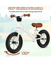 Hongge 12 Inch Toddler Balance Bike with Height Adjustable Handlebar and Seat
