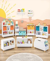 Kids Catch-All Wall Shelf with 3 Hooks