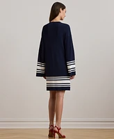 Lauren Ralph Petite Two-Tone Cardigan