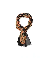 Coach Women's Bad Taste Floral Printed Oblong Scarf