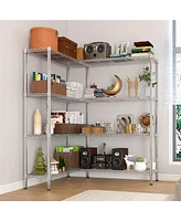 Slickblue 58''W Adjustable Storage Shelves - Heavy Duty Nsf Wire Shelving Unit