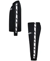 Nike Little Boys Dri-fit Full-Zip with Logo Taping Trim Jacket & Pants, 2-Piece Set