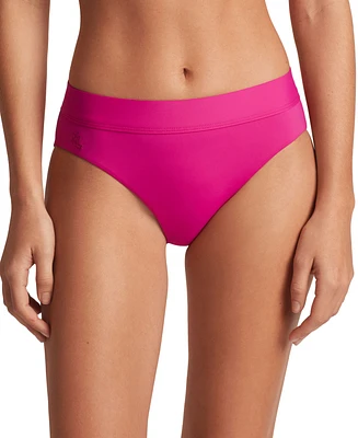 Lauren Ralph Women's Classic Band Hipster Bikini Bottoms