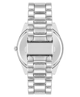 Steve Madden Men's Essential Blue and Black Silver-Tone Alloy Metal Watch, 45mm - Black/Blue/Silver