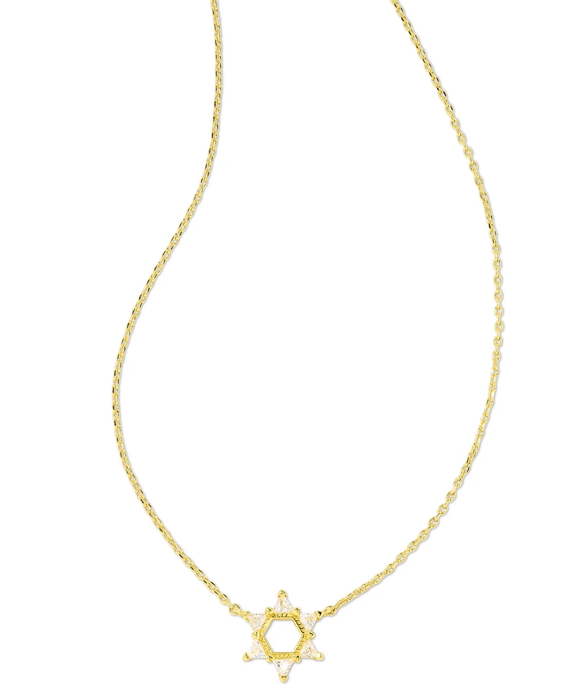 Kendra Scott Crystal Star of David Adjustable 19" Pendant Necklace