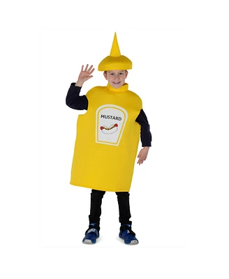 Dress Up America Mustard Bottle Tunic & Hat Costume Set