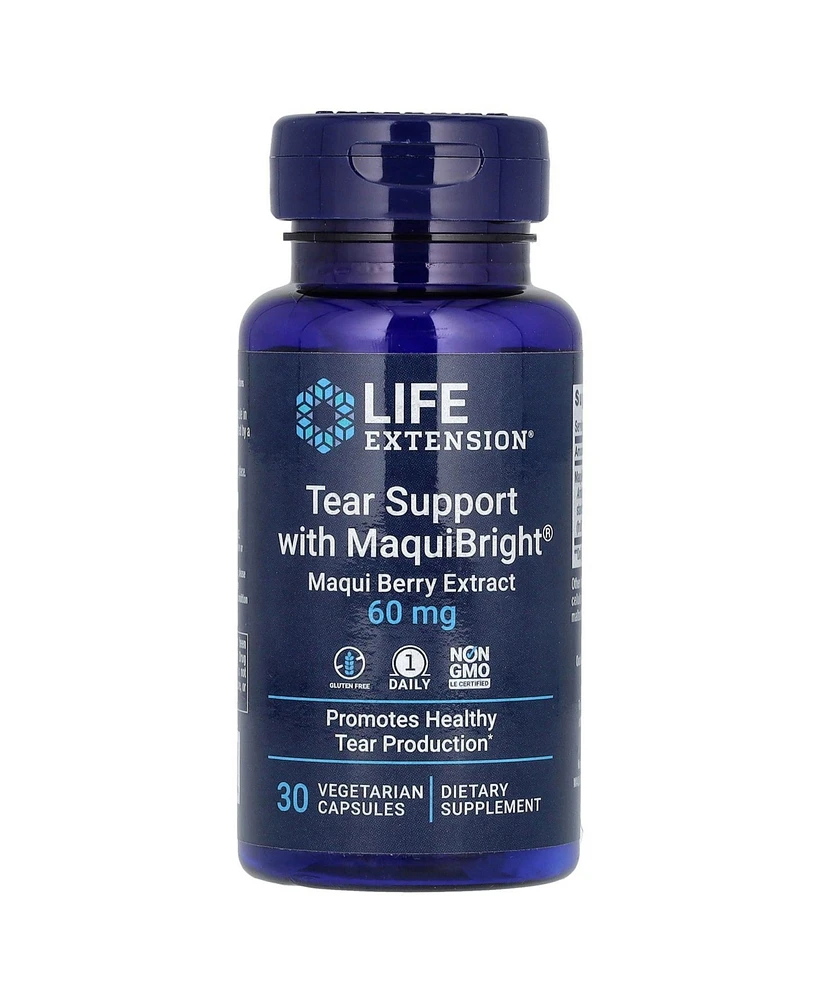 Life Extension Tear Support with MaquiBright Maqui Berry Extract 60 mg