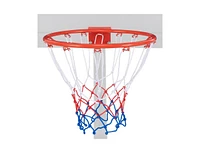 Hongge 18 Inch Basketball Rim Goal Replacement with All Weather Net and Mounting Hardware