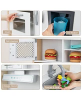 Hongge Wooden Pretend Play Kitchen Set for Toddlers