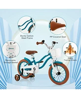 Hongge 12 Inch Kids Bike Adjustable with Removable Basket for 3-4 Years Old-12 inches