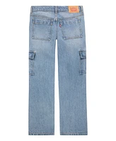 Levi's Big Girls Wide Leg Cargo Denim Jean