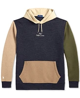 Polo Ralph Lauren Men's Big & Tall Logo Color-Blocked Double-Knit Hoodie