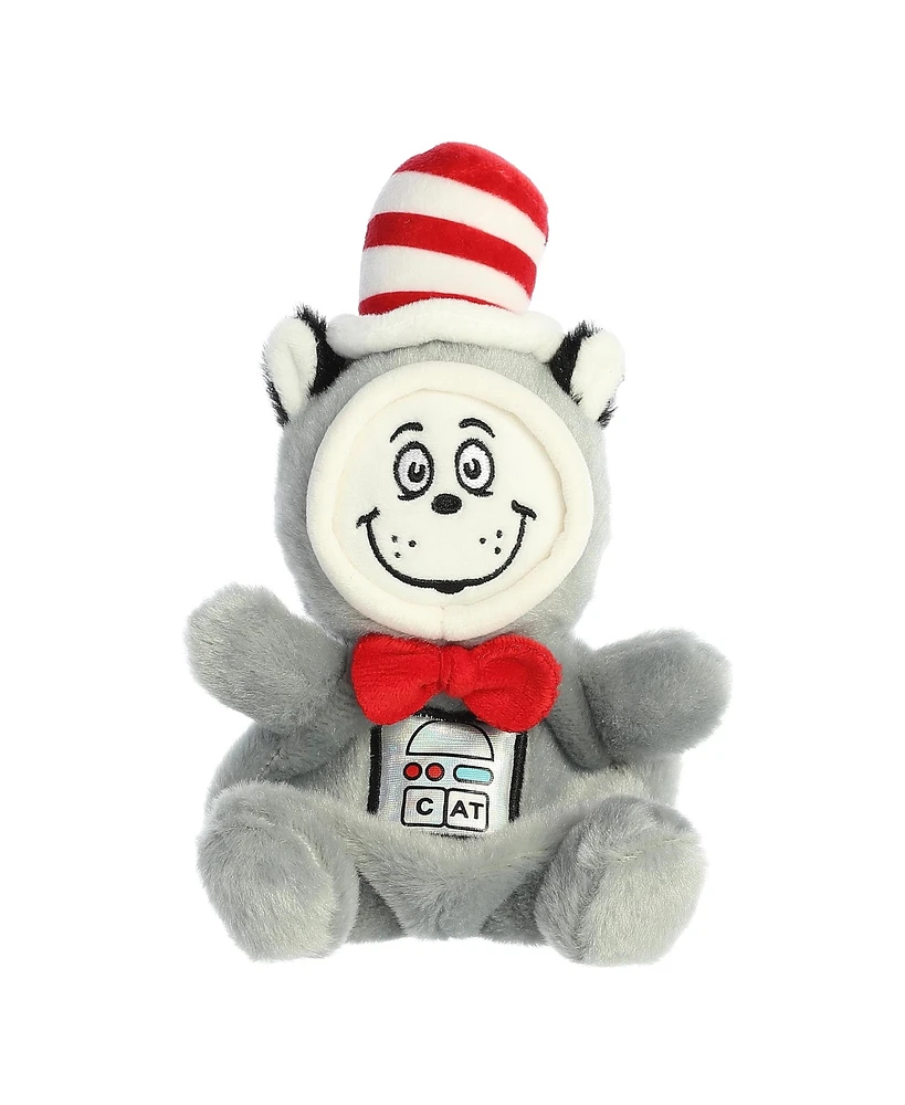 Aurora Mini Astronaut Cat In The Hat Palm Pals Dr. Seuss Whimsical Plush Toy Gray 5"