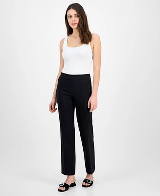 Anne Klein Women's Mid Rise Pull-On Pants