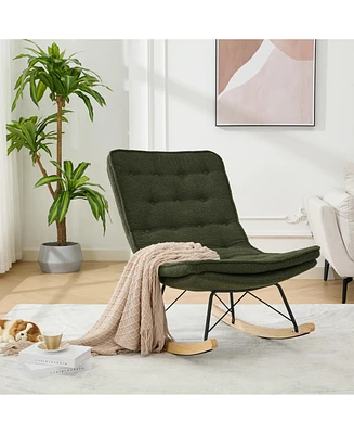 Streamdale Furniture Cozy and Sturdy Rocking Chair with Ergonomic Design