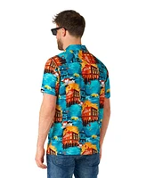 OppoSuits Men's Halloween Shirt - Short Sleeve Hawaiian