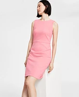 Anne Klein Women's Sleeveless Round-Neck Sheath Dress