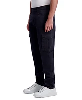 Karl Lagerfeld Paris Men's Peached Slim-Fit Cargo Pants