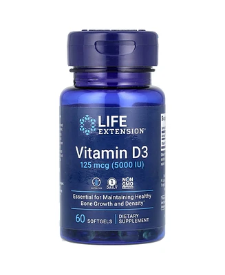 Life Extension Vitamin D3 125 mcg (5 000 Iu)