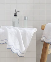 Peri Home Scallop Cotton Hand Towel, 27" x 16"