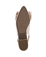Jones New York Women's Quitana Pointed Toe Bow Slingback Flats
