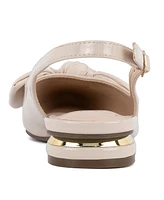 Jones New York Women's Quitana Pointed Toe Bow Slingback Flats