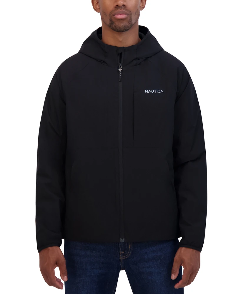 Nautica Men's Water-Resistant Transitional Hooded Jacket