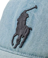 Polo Ralph Lauren Men's Big Pony Denim Ball Cap