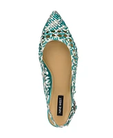 Nine West Women's Soel Woven Slingback Dress Flats