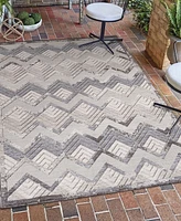 Closeout! Lr Home Wagner WAGNR82292 7'10" x 8'10" Outdoor Area Rug