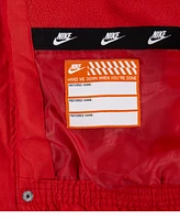 Nike Toddler Boys Mixed-Media Hooded Puffer Jacket