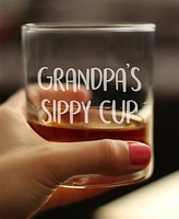 Bevvee Grandpa's Sippy Cup - Whiskey Rocks Glass