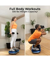 LifePro Waver Vibration Plate - Full Body Fitness Platform with Loop Bands for Weight Loss & Toning